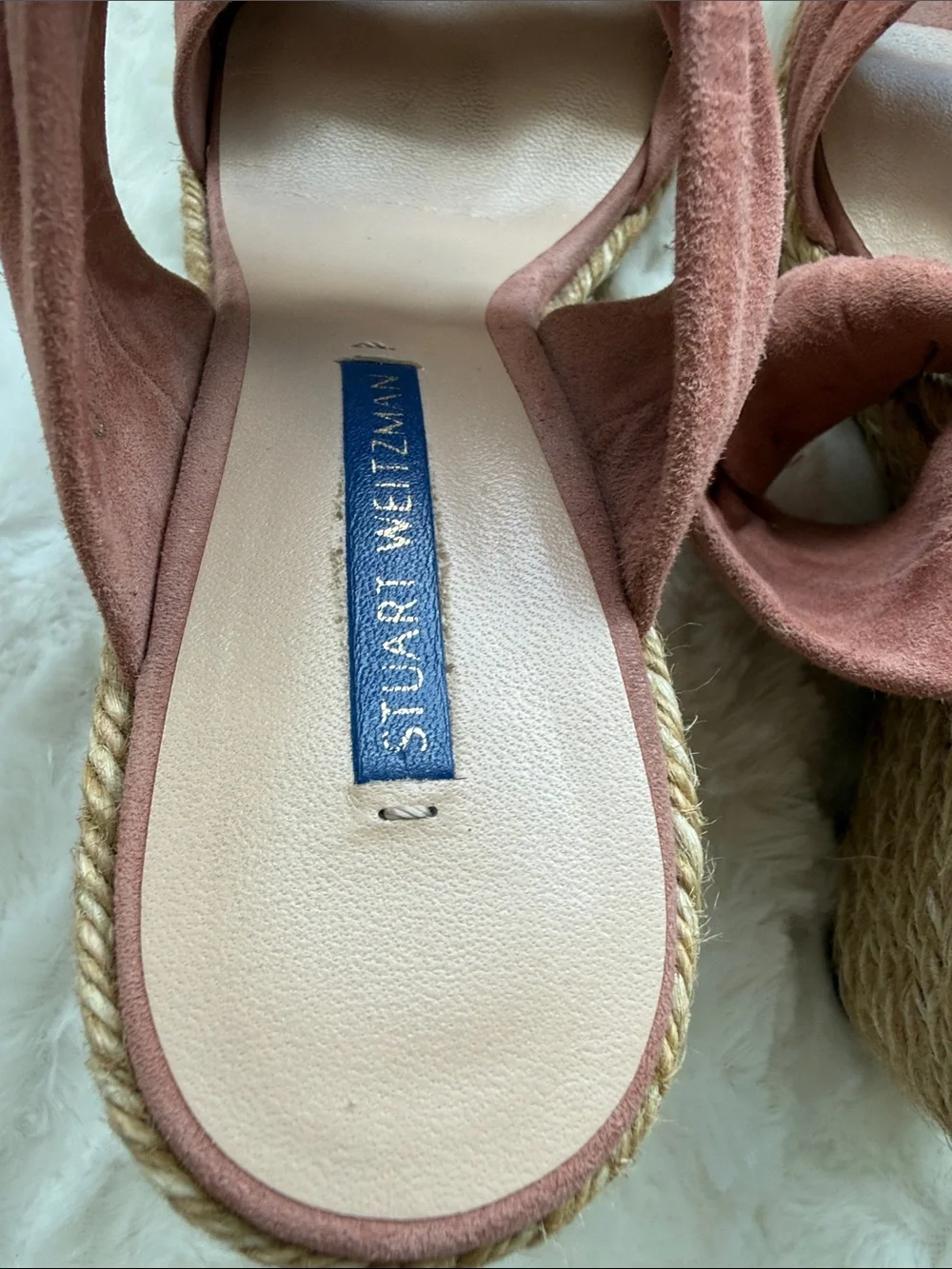 Stuart Weitzman Sarina Dessert Rose Suede Size 7 - Picture 12 of 17